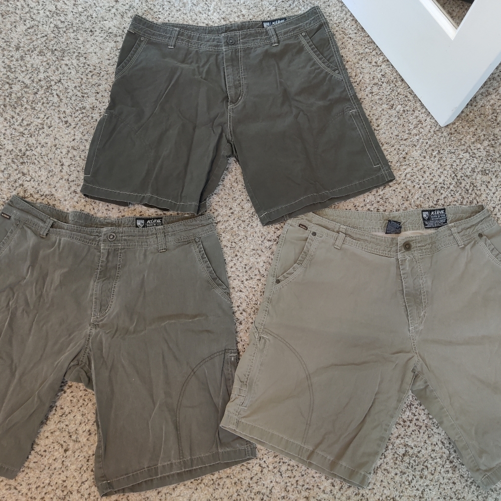 Kuhl Men's Shorts - 3 pairs